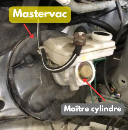 mastervac et maitre cylindre